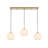 Snead 3-Light Globe Kitchen Island Pendant-459115007-484390480