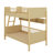 Wooden Twin Bunk Bed Equipped With Three Storage Compartments-1157464484