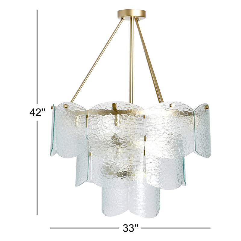 Iron 16-Light Chandelier