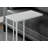 Chic C-Shaped End Table  With Tempered Glass Top