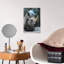 Shower Cap Rhino by Andreas Magnusson - Wrapped Canvas Print-1072677707