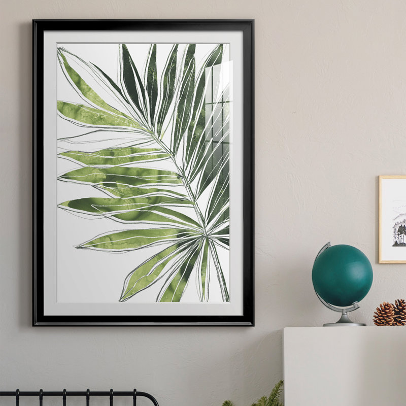 Expressive Palm IV - reproduction de cadre photo, Noir, H 24,5 po x l 18,5 po x P 1 po