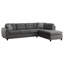 Canapé modulaire rembourré Hudson Gris