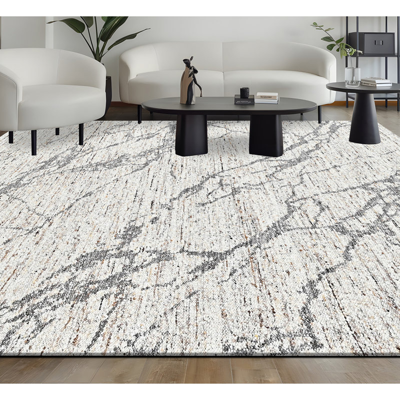 Tapis brun noué à la main de haute qualité, Brun, Rectangulaire : 12 pi x 15 pi