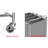 4-Bag Heavy Duty Laundry Sorter Rolling Cart-2046548821