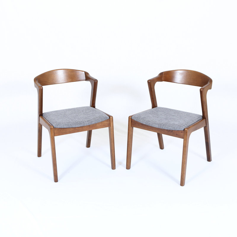 Mayers 17.83'' H Linen Upholstered Side Chair