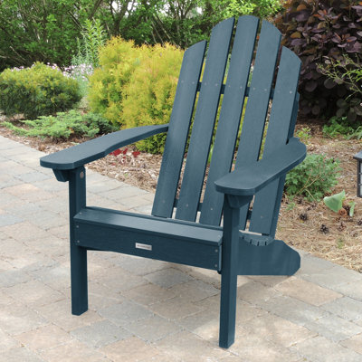 Chaise Adirondack en plastique avec repose-pieds Anette