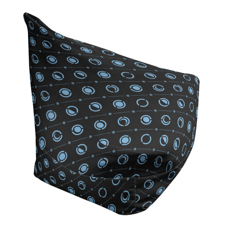 Housse de sac de pois, Noir sarcelle, H 38 po x l 42 po x P 29 po, Pas de bourre