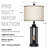 Cochranville 27.5" Industrial Metal Table Lamp Set with Night Light and USB Ports-1200995834-1200995835