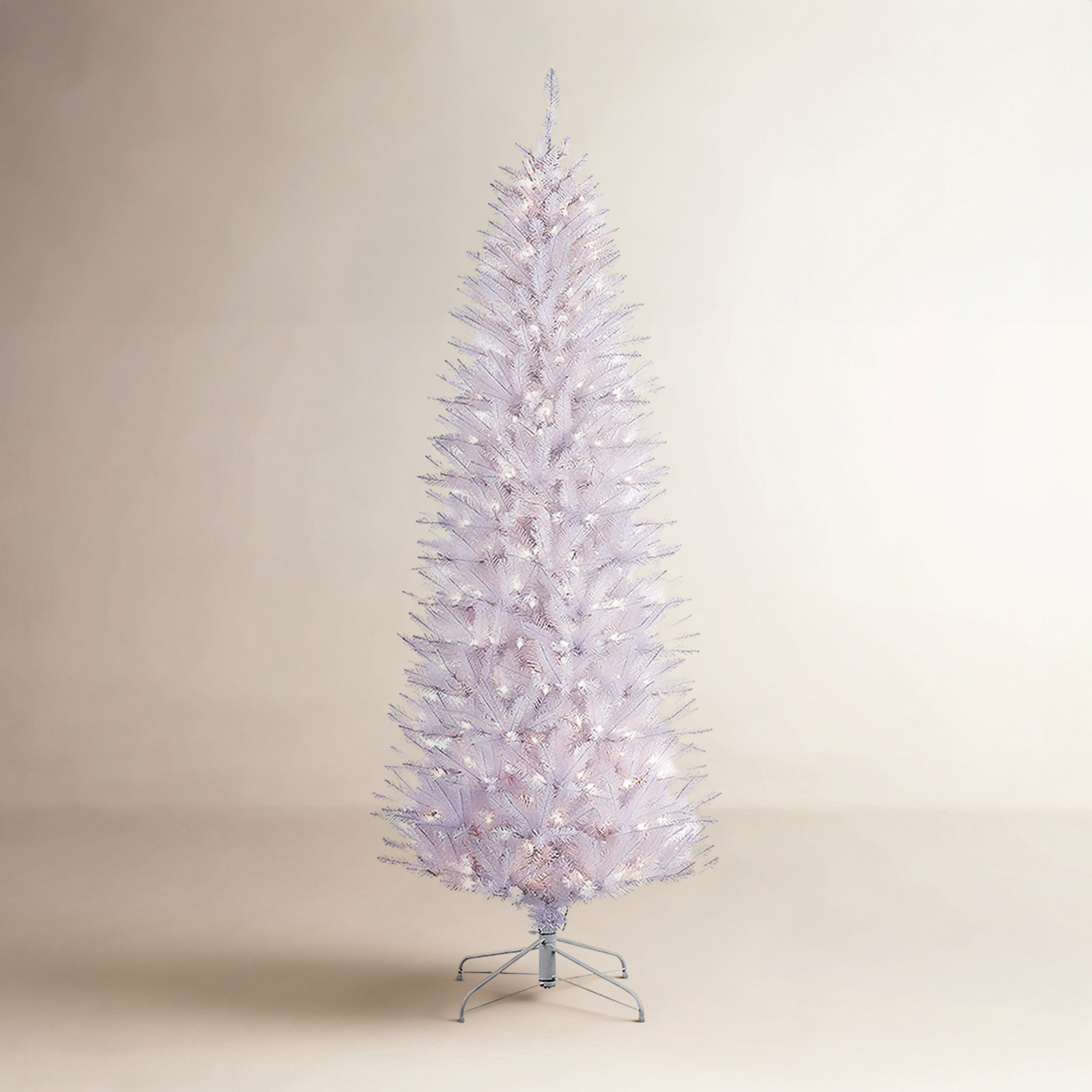 Hattaway Lighted Artificial Christmas Tree, 4.5' H