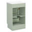 Meuble-lavabo 18 po avec lavabo, meuble-lavabo avec tablette de porte et tablette réglable