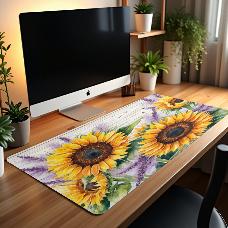 Polyester Desk Pad, 14.4x12.1