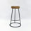 Gibsonburg Stool with Metal Frame