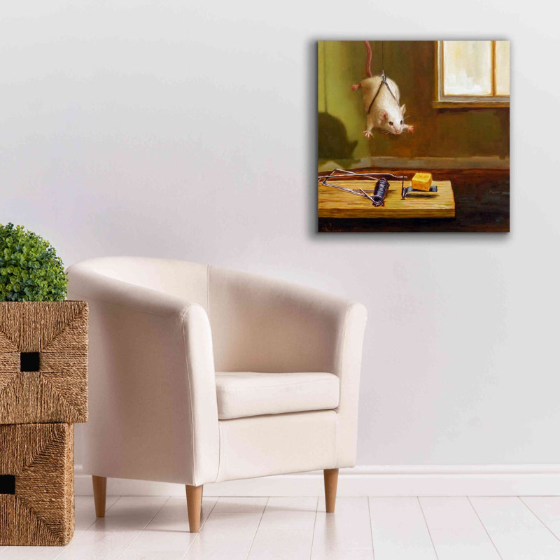" Mission Impossible " by Lucia Heffernan, 26" H x 26" W x 1.5" D