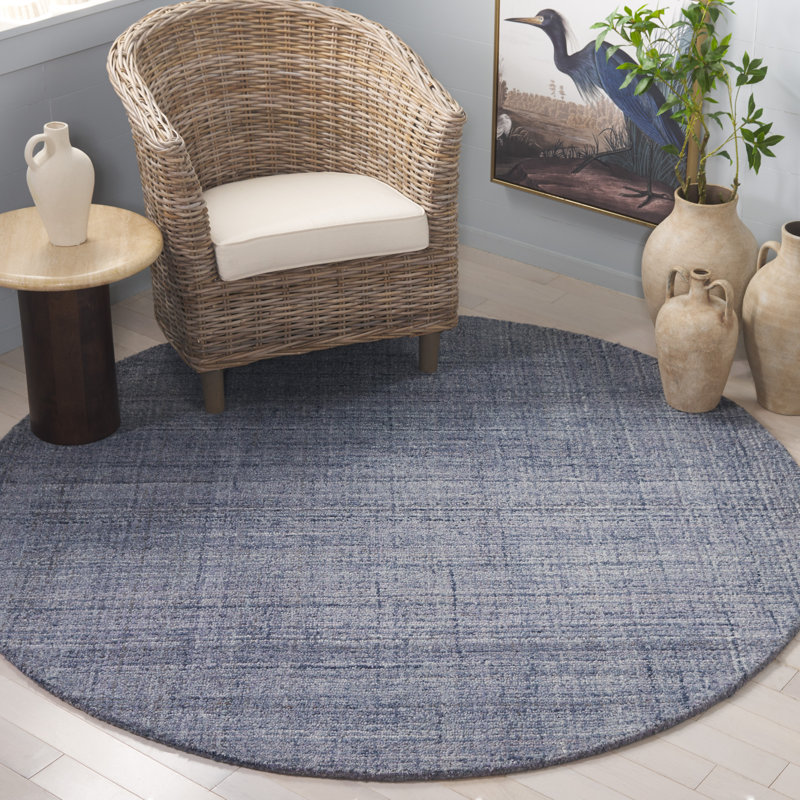 Kobyn Hand Tufted Performance Rug, Round 6'