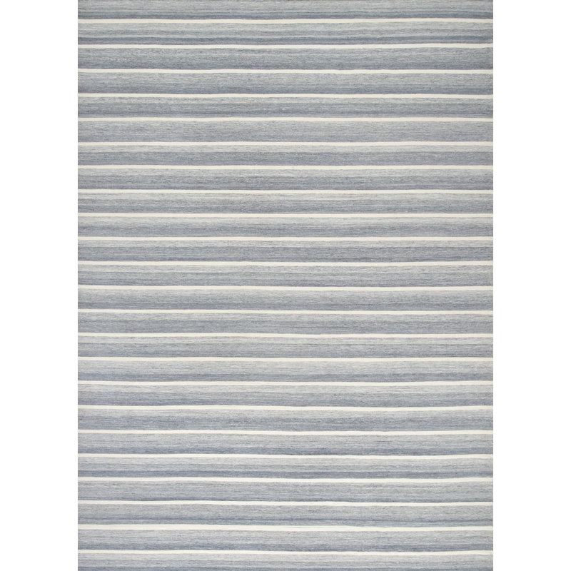 Textures Wool Striped Area Rug, Rectangle 6' x 9'