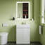 Rashauna 600mm Single Bathroom Vanity with Drop In Resin Basin-1173192474