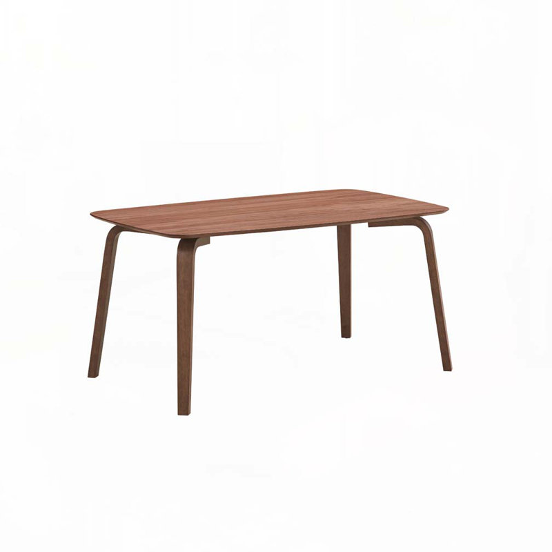 Table de salle à manger en bois avec 4 pieds