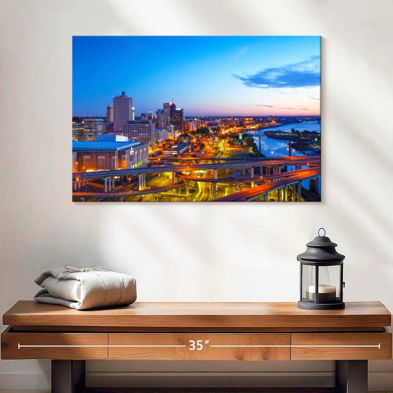 Senne Memphis Highways, 16" H x 24" W
