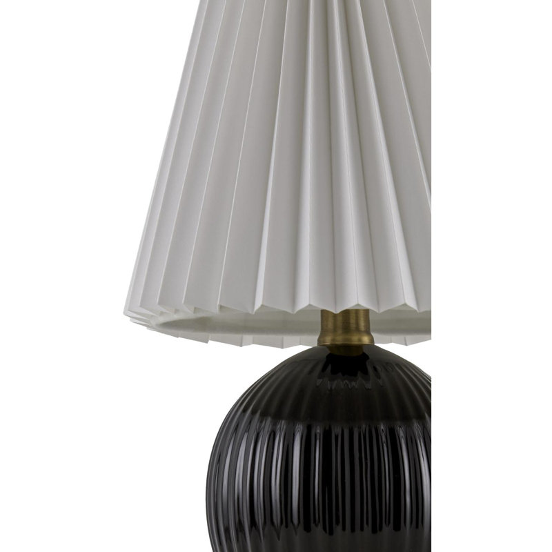 Lampe de table Nelie, Noir, noir, noir, noir