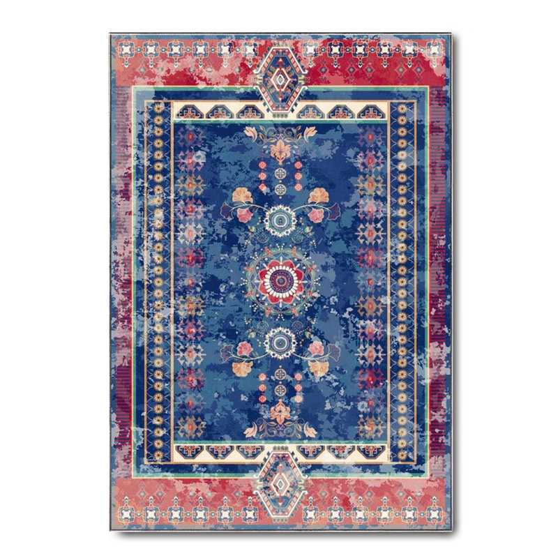 Tapis en coton Sydnie, Tapis de couloir 3 pi 11 po x 13 pi 1 po