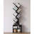 6 Tier Tree Bookshelf, Tall Bookcase with Storage Cabinet-771799284