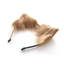 Halloween cosplay realistic fox fur tail cat ear hairband accessory set