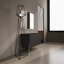Meuble-lavabo autoportant 48 po avec portes à fermeture douce (ensemble KD) 48 po - évier inclus