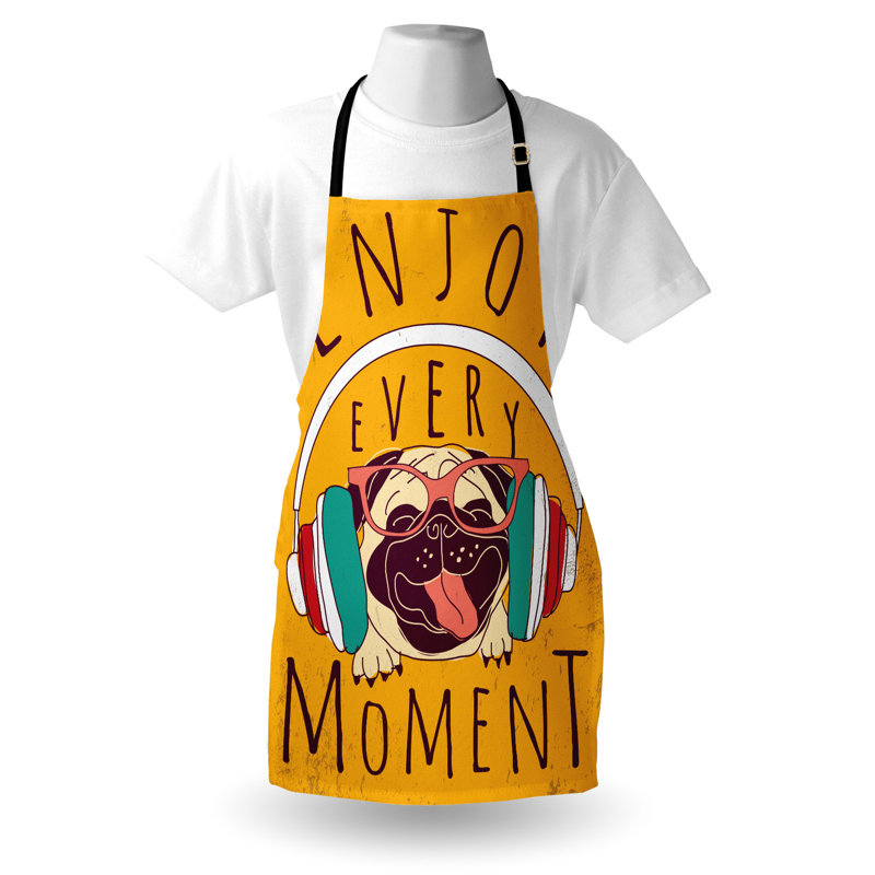 No Pattern Bib Apron