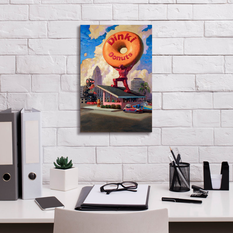 «Robo Atlas» par Eric Joyner, «Robo Atlas on Canvas» par Eric Joyner, reproduction, H 18 po x l 12 po x P 0,75 po