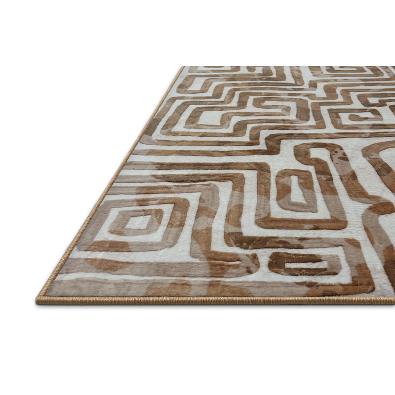 Geometric Indoor Rug, Runner 2'9" x 10'
