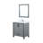 Ziva 30 in W x 22 in D Single Bath Vanity, White Top, 28 in Mirror and Chrome Faucet Set-87293424-113111285