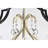 Bronwen 27" W 5-Light Geometric Chandelier with Crystal Accents