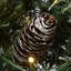 The Holiday Aisle® 30" Glittery Bristle Pine Wreath with Dual Color LED Cosmic Lights