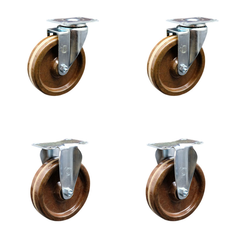 High Temp Phenolic Swivel Caster
