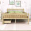 Lit plateforme en bois avec tête de lit, garde-corps et tiroirs de rangement Idahlia-216801380-232336864