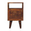 Botkins 30cm W Solid Wood Bedside Table