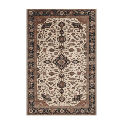 Tapis brun lavable à la machine