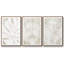 Ensemble de 3 pièces encadrées sur toile Linen Tropical Silhouette I-97811952-97811950