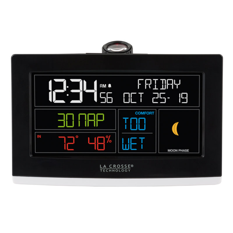 Digital WiFi Projection Alarm Clock
