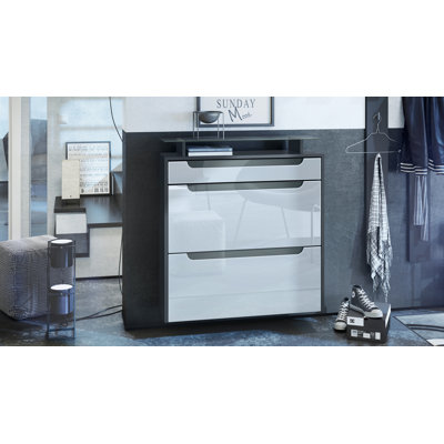 Afjol 16 Pair Shoe Storage Cabinet