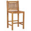 2 - Person Teak Wood Patio Dining Set with Square Table