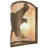 Rustic Lodge Flush Mounted Sconce