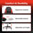 Massage Gaming Chair with Footrest Faux Leather-1062225465