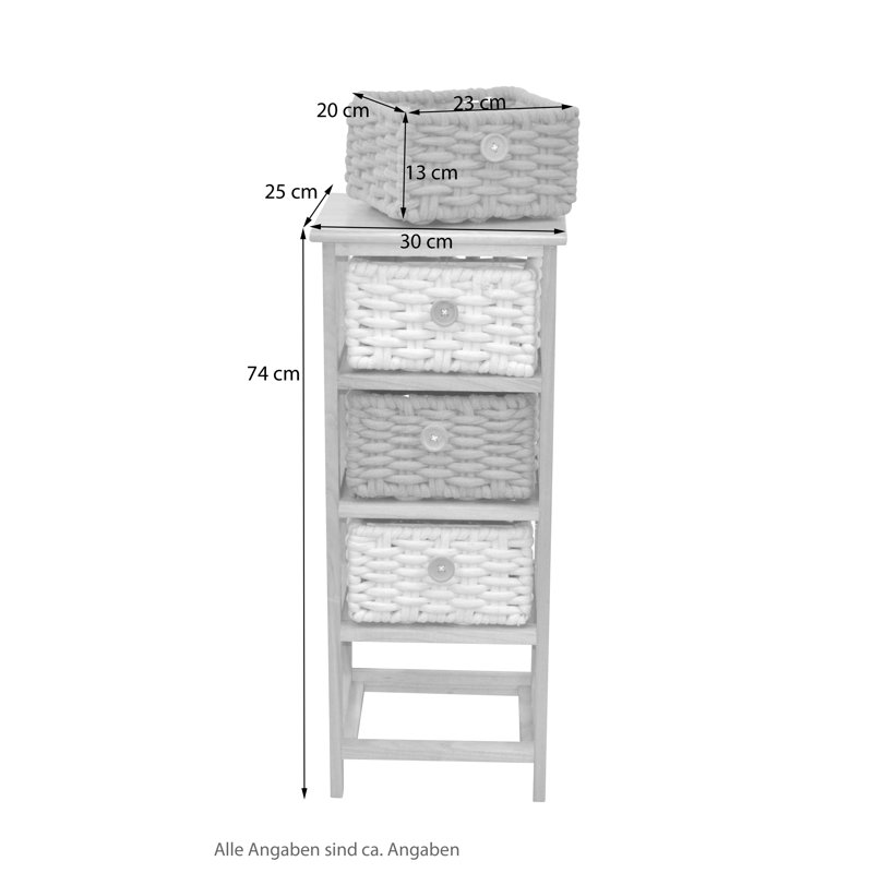 Mcpherson Solid Wood 4 - Drawer Rectangle Accent Chest, Grey