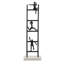 Escalier en métal Choute avec base rectangulaire en marbre clair