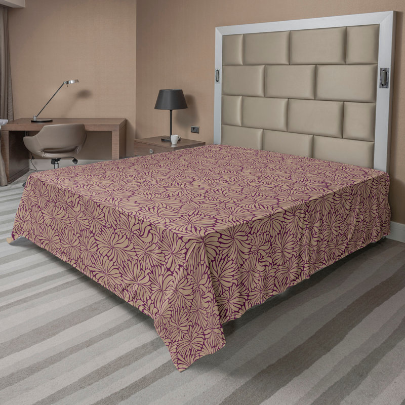 Drap plat Ambesonne, Drap plat pour très grand lit californien