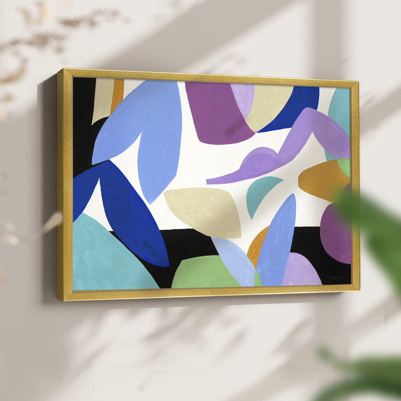 Ode à Matisse II - reproduction encadrée - réarmable, H 8 po x l 10 po, Doré