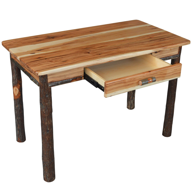  Bureau d'écriture Hickory, hickory rustique, Rustic Hickory