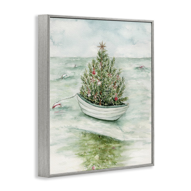«Beachy Christmas Tree», estampe numérique de Melissa Hyatt, Estampe numérique Farmhouse, H 14 po x l 11 po